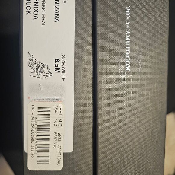 Vince Camuto Strappy Tan Block Heel Sandals - Picture 8 of 8